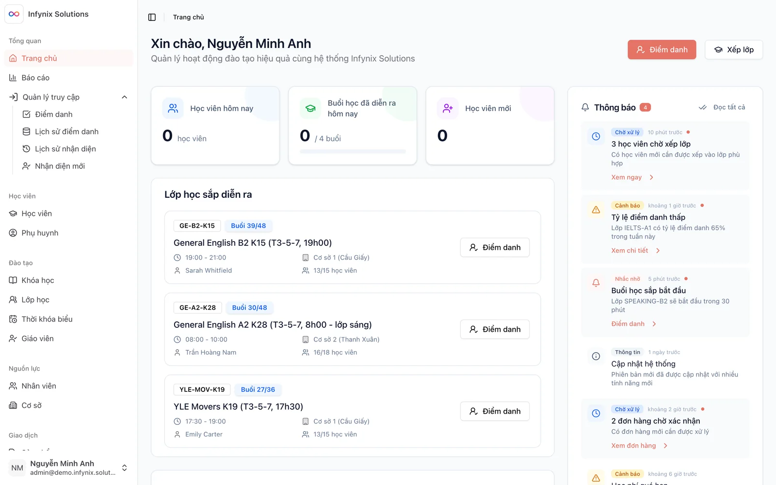 Infynix Edu — screenshot